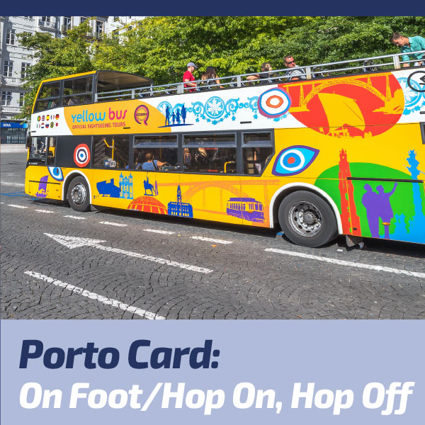 Porto Card with Hop On, Hop Off tour bus